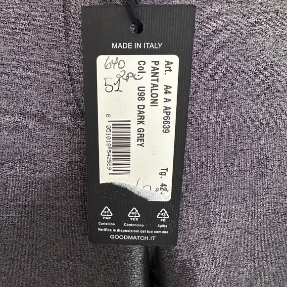 ITALIAN SET SLEEVELESS BLAZER AND PANTS - Picture 4 of 6